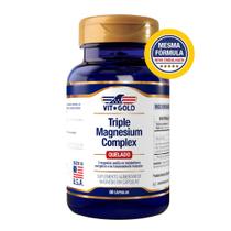 Triple Magnésio Complex 350mg Vitgold 60 cápsulas Triple Magnésio Complex 350mg Vitgold 60 cápsulas