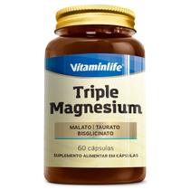 Triple Magnésio Malato 60 Cápsulas VitaminLife