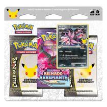 Triple Pack Pokémon Celebrações Hygreigon C Copag Cartas cards - 7896192306326