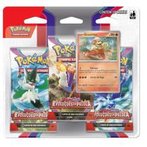 Triple Pack Pokemon Escarlate E Violeta 2 Evolução Em Paldea