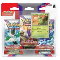 Triple Pack Pokemon Escarlate E Violeta 2 Evolução Em Paldea