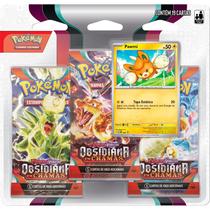 Triple Pack Pokémon Escarlate e Violeta 3 Obsidiana em Chamas - Pawmi - Pokémon TCG