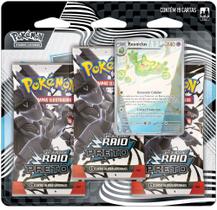 Triple Pack Pokémon Escarlate e Violeta Raio Preto Reuniclus Copag - 7896192358943