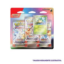 Triple Pack Pokémon Evoluções Prismáticas Glaceon Sylveon Leafeon Cards Cartas