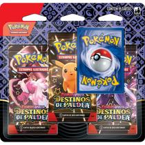 Triple Pack Pokémon - Fidough Brillhante - Destinos de Paldea - Pokémon TCG
