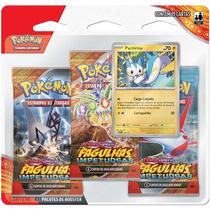 Triple pack pokémon pachirisu ev8 fagulhas impetuosas copag 19 cartas