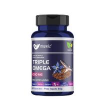 Triplo Ômega 3, 6 e 9 Natural - 1000mg - 60 Cápsulas - Muwiz