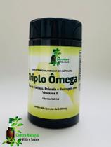 Triplo ômega + óleo de linhaça - 60 caps de 1000mg CNVS