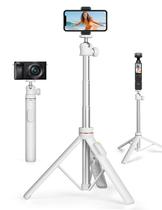 Trípode JOILCAN 64 cm con Palo Selfie y Cabezal Esférico para iPhone y Cámara
