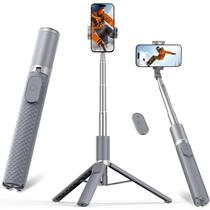 Trípode para celular Vimose 157 cm con selfie stick y control remoto gris
