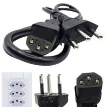 Tripolar Fonte Cabo Padrão Monitor Pc Inmetro Forca de Peças - KEMA-KEUR Tripolar Fonte Cabo Padrão Monitor Pc Inmetro Forca de Peças - KEMA-KEUR