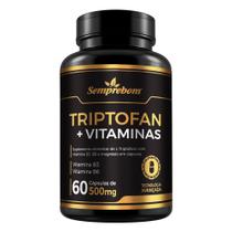 Triptofan + vitaminas semprebom - 500 mg - 60 capsulas