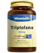 Triptofano 500mg VitaminLife L-Tryptophan 60 Cápsulas