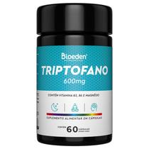 Triptofano - 60 Cápsulas Matéria Prima Importada Serotonina Bom Humor Estresse Sono L-triptofano Magnésio Vitamina B3 e B6 - Mixxstorerp