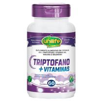 Triptofano Com Vitaminas - 60 Cápsulas - Unilife