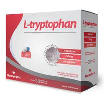 Triptofano L-Tryptophan 250mg Aminoácido Essencial 30 Cápsulas Macrophytus