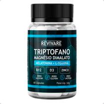 Triptofano Magnesio Dimalato + Vitaminas e minerais 60 caps Revivare