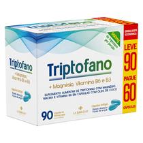 Triptofano + Magnésio, Vitamina B3 e Vitamina B6 - 90 Cápsulas - La San Day