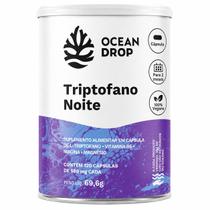 Triptofano Noite Ocean Drop 120 Cápsulas Com Magnésio B6 Niacina Vegano Triptofano Noite Ocean Drop 120 Cápsulas Com Magnésio B6 Niacina Vegano