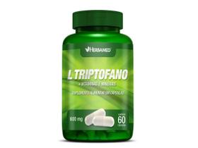 Triptofano + Vitaminas E Minerais 600Mg 60 Cap - Herbamed