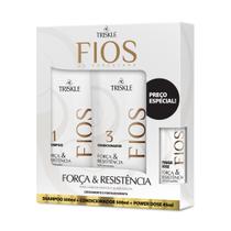 Triskle Kit Fios Força e Resistência Shampoo 500ml + Condicionador 500ml + Power Dose 45ml