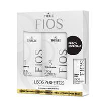 Triskle Kit Fios Lisos Perfeitos Shampoo 500ml + Condicionador 500ml + Power Dose 45ml