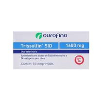 Trissulfin Sid 1600mg caixa 10 comprimidos Ouro Fino