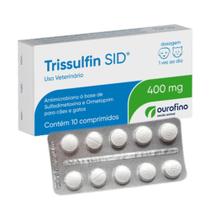 Trissulfin SID 400mg Antibiótico Ourofino Para Cães e Gatos Blister com 10 Comprimidos