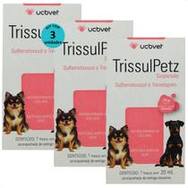 Trissulpetz suspensão com 20ml para cães ucbvet kit com 3