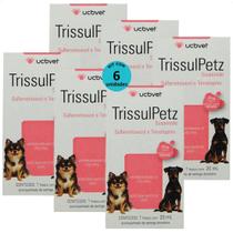 Trissulpetz suspensão com 20ml para cães ucbvet kit com 6