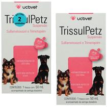 Trissulpetz suspensão com 50ml para cães ucbvet kit com 2