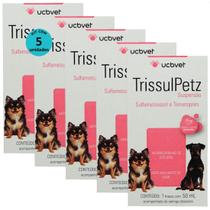 Trissulpetz suspensão com 50ml para cães ucbvet kit com 5