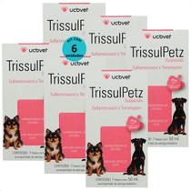 Trissulpetz suspensão com 50ml para cães ucbvet kit com 6