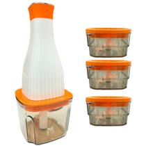 Triturador Alimentos 2 Lâminas Desligamento Automático 200 ml 800ml Triturador Alimentos 2 Lâminas Desligamento Automático 200 ml 800ml