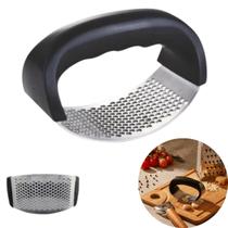 Triturador De Alho Em Inox Material Robusto Lavável À Mão