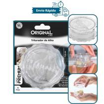 Triturador de Alho por Pressão Premium - Prático e Higiênico para Sua Cozinha