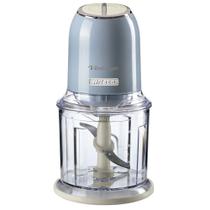 Triturador de alimentos ariete vintage com 2 velocidades 400w em aço inox azul 220v 00c043805arbr