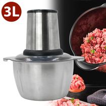 Triturador De Alimentos Carne E Legumes Elétrico 3l Aço Inox
