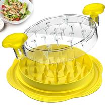 Triturador de frango SURETIVIAN Large Twist com escova e garfo amarelo Triturador de frango SURETIVIAN Large Twist com escova e garfo amarelo