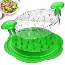 Triturador de frango SURETIVIAN Twist Tool com escova e garfo (verde)