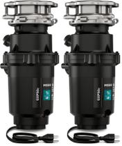 Triturador de lixo Moen Prep Series PRO 1/2 HP GXP50C (pacote com 2) Triturador de lixo Moen Prep Series PRO 1/2 HP GXP50C (pacote com 2)