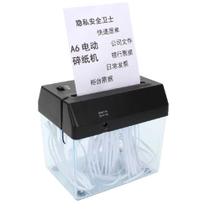 Triturador de Papel Automático Portátil Fragmentadora USB/Pilhas Bivolt para Mesa