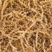 Triturador de papel cortado enrugado, embalagem, grama, 130 ml, marrom caleihd