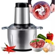 Triturador Elétrico Profissional de Carne e Legumes 3L Aço Inoxidável 850W Potente