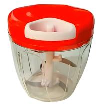 Triturador Manual Processador De Alimentos 5 Lâminas 900ml Triturador Manual Processador De Alimentos 5 Lâminas 900ml