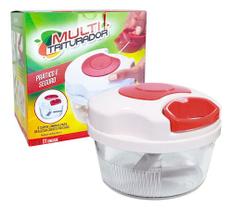 Triturador Multi-Cortador Manual Com 3 Lâminas Plástico Reforçado Triturador Multi-Cortador Manual Com 3 Lâminas Plástico Reforçado