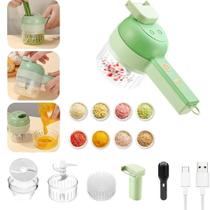 Triturador Multifuncional 4 Em 1 Elétrico Manual Triturador Multifuncional 4 Em 1 Elétrico Manual