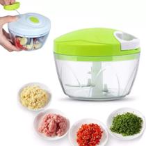 Triturador processador alimentos moedor manual de alho cebola temperos mini mixer 3 laminas Triturador processador alimentos moedor manual de alho cebola temperos mini mixer 3 laminas