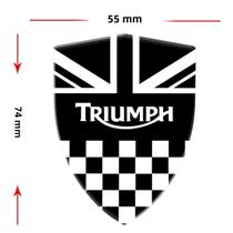 Triumph 3D Decalques Para Motocicleta Tank Pad Moto Capacete Logo Tiger 1050 1200 Street Triple