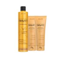 Trivitt 02 Shampoo Pós Química 250ml + Cauterização 300ml